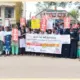 AIDSO protest demanding investigation into corruption in NEET entrance exam