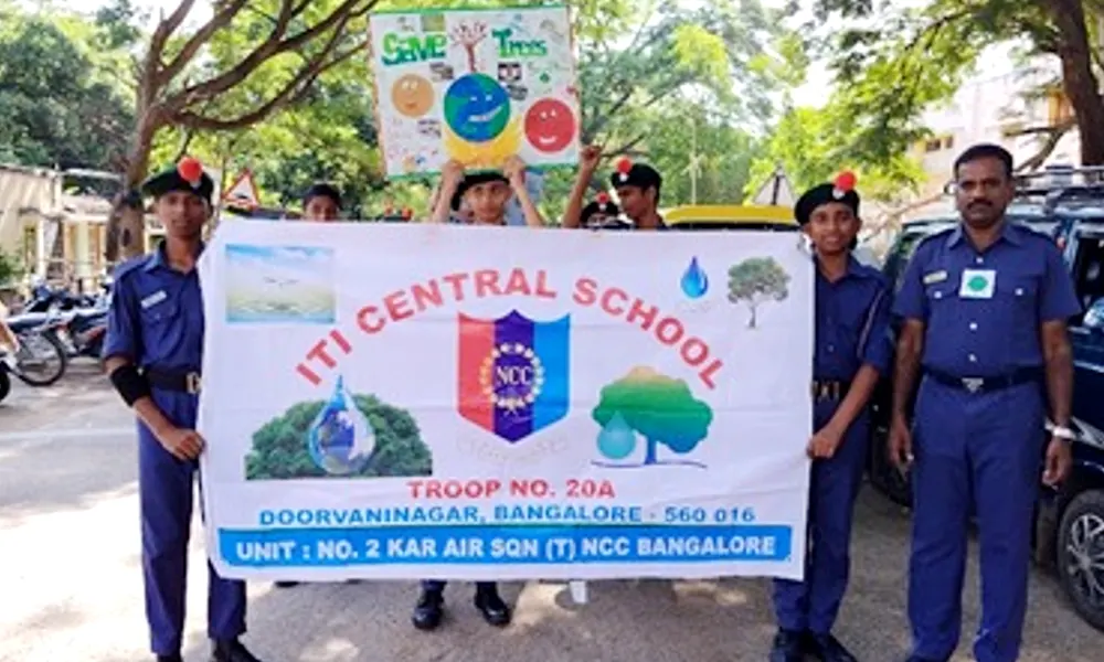 Environment awareness programme by NCC team in Bengaluru