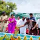 Minister dr G Parameshwar inaugurated the hasiru grama programme in Koratagere