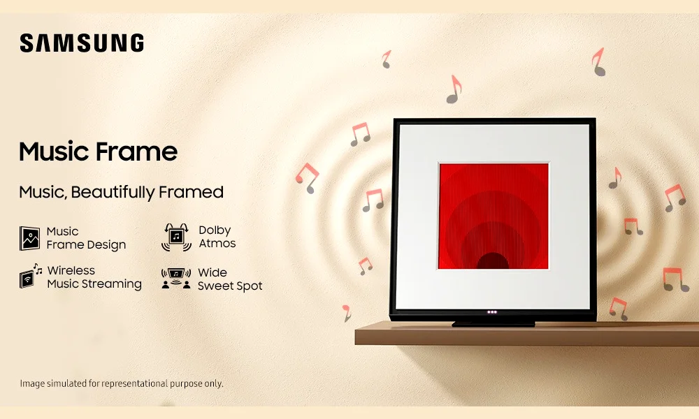 music frame launched by Samsung