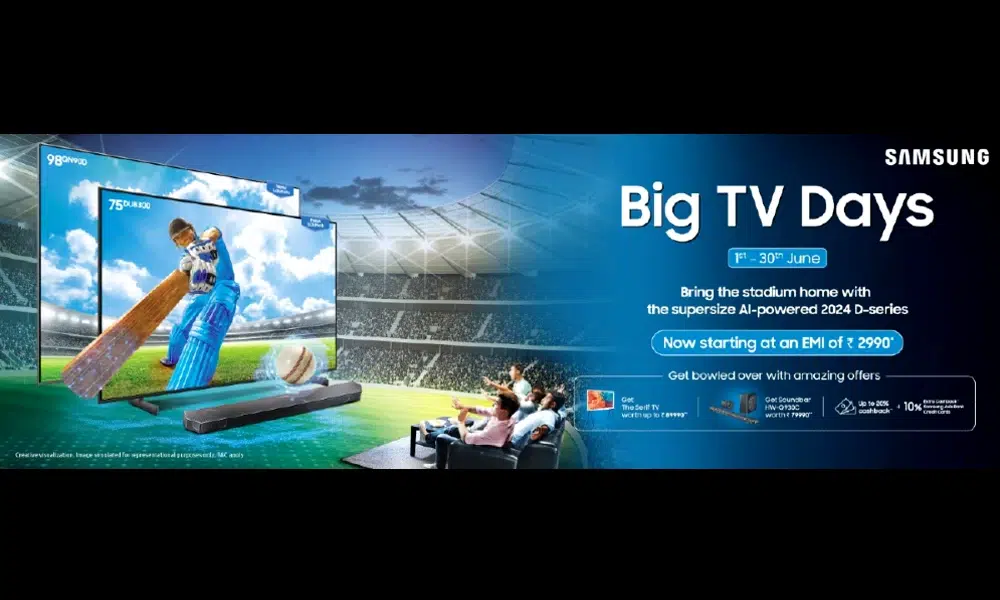 Samsung Big TV Days Sale Exciting offer on big TVs