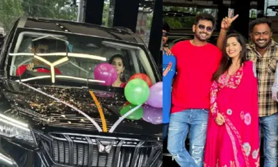 Shobha Shetty car gift to yashwanth birthday