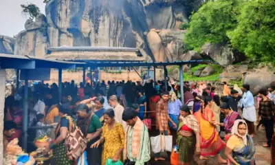 Thousands of devotees have darshan of Shri Renukamba Devi of Chandragutti