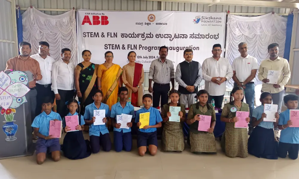 ABB India is helping students of 148 government schools in Karnataka through educational programs