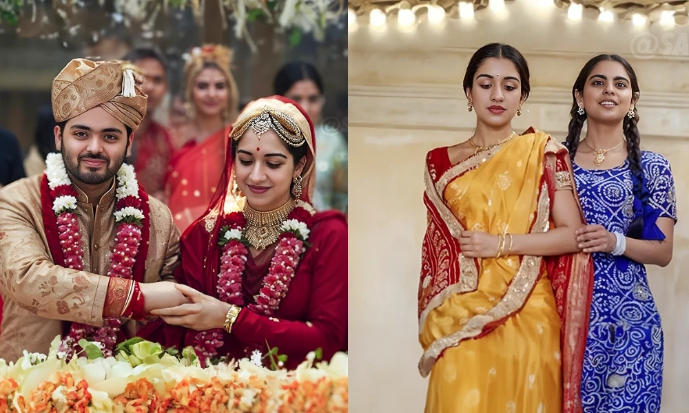 AI imagines Anant Ambani-Radhika Merchant wedding