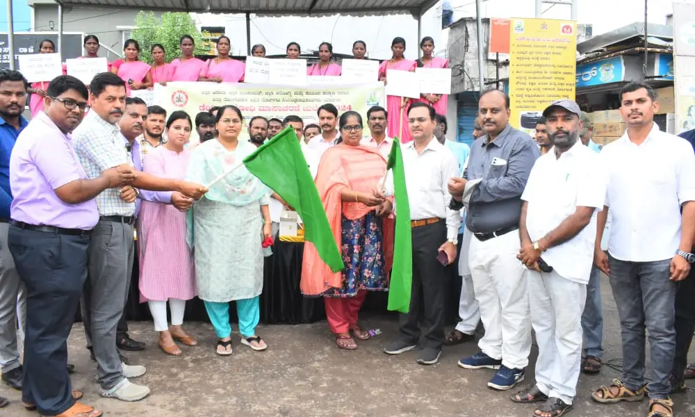 Anti dengue month and larval survey programme in yadgiri