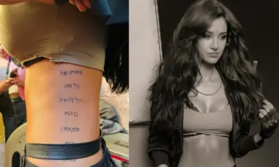 Disha patani shares glimpse of tattoo on her waist