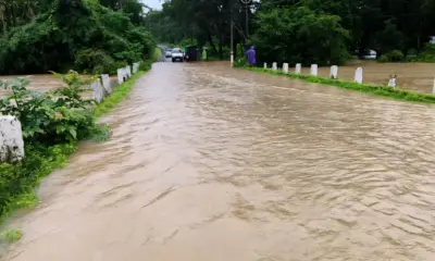 Heavy rain in Chandragutti village and other places of Soraba taluk