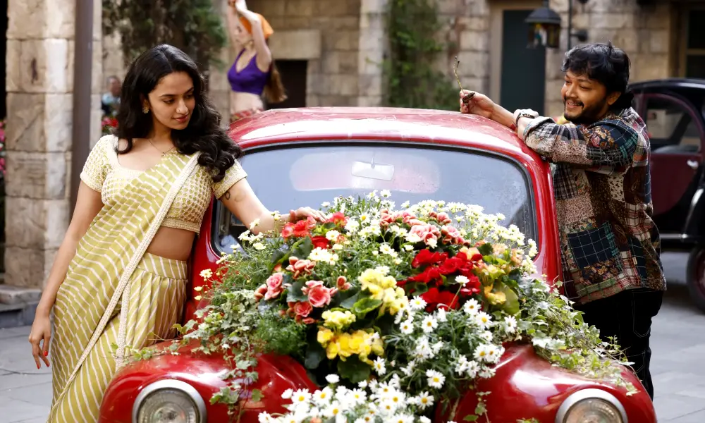 Golden Star Ganesh starrer Krishnam Pranaya Sakhi movie Dwapara Datuta song released