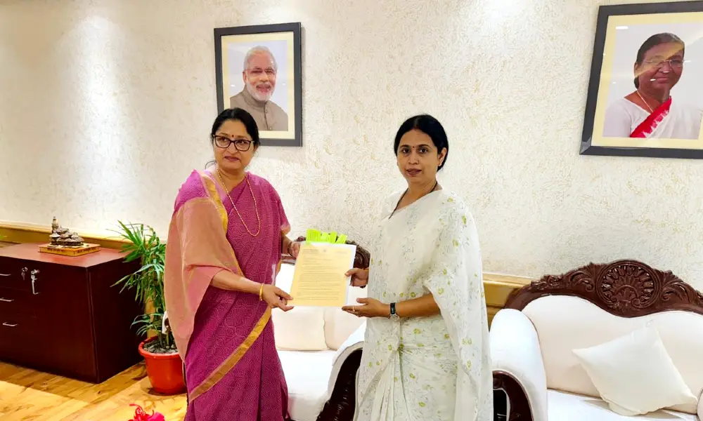 Minister Lakshmi Hebbalkar has submitted various proposals to the Union Minister seeking grant for the strengthening of the department