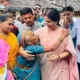 Minister Lakshmi Hebbalkar reviewed the flood situation and provided individual financial assistance to the victims