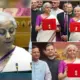 Nirmala Sitharaman’s Budget 2024 look White and Pink saree this time