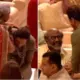 Shah Rukh Khan touches Amitabh Jaya Bachchan feet, greets Rajinikanth