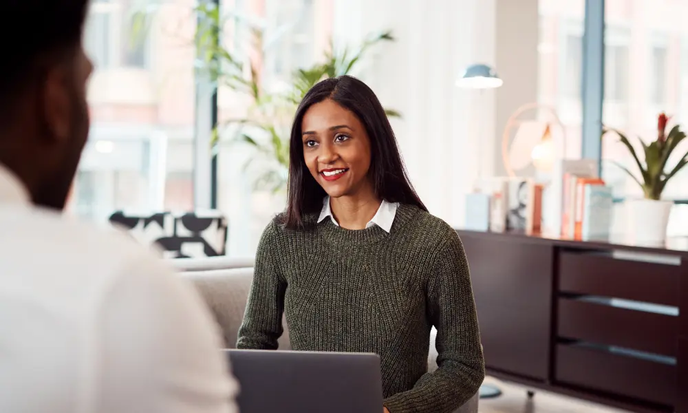 Businesswoman Interviewing