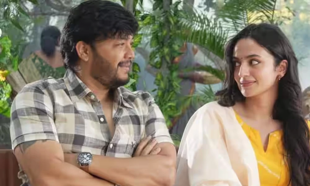 Golden Star Ganesh krishnam pranaya sakhi first day collection