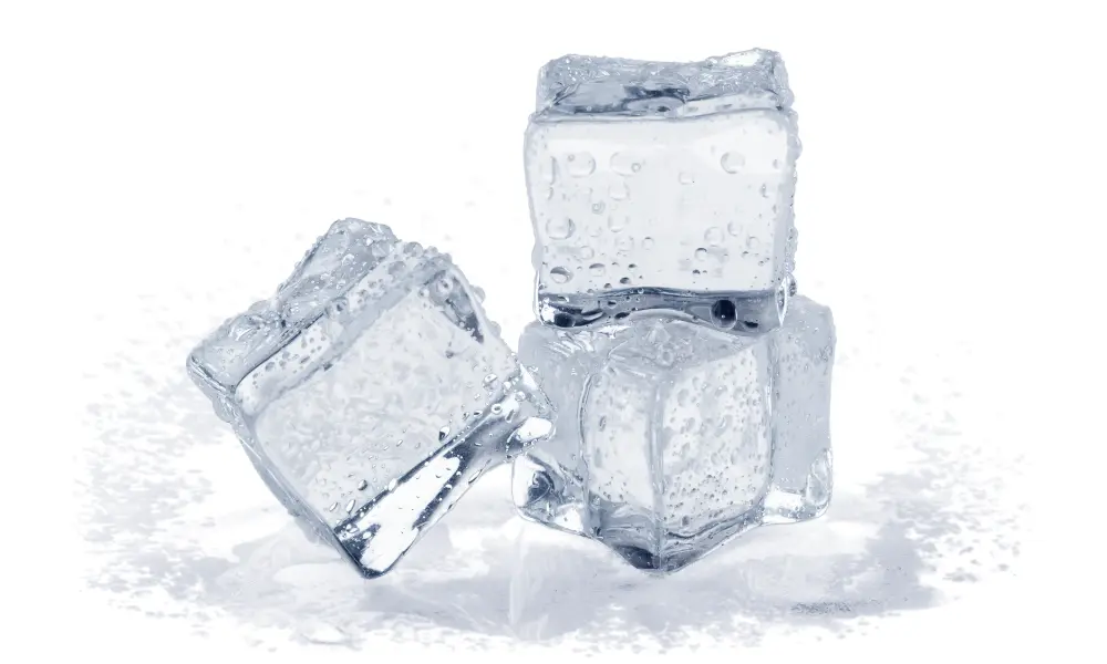 Ice Cubes Stacked Isolated