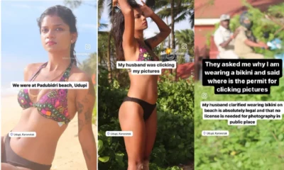 Police disrupt bikini photoshoot at Padukere beach