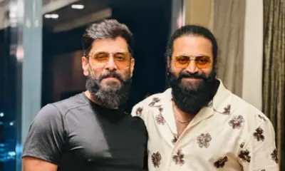 Rishab Shetty meets Chiyaan Vikram after 24 years