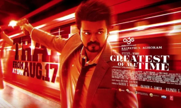 Thalapathy Vijay Looks Intense In New GOAT Poster Trailer To Release