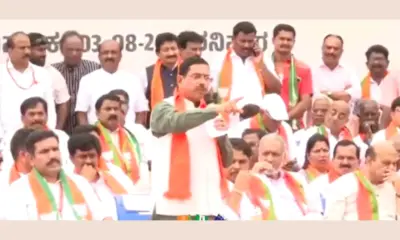 Union Minister Pralhad Joshi latest statement at Mysore Chalo Padayatra