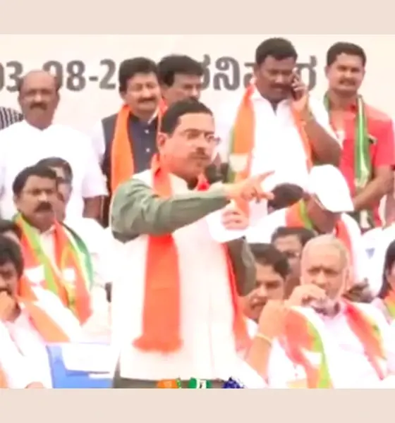 Union Minister Pralhad Joshi latest statement at Mysore Chalo Padayatra