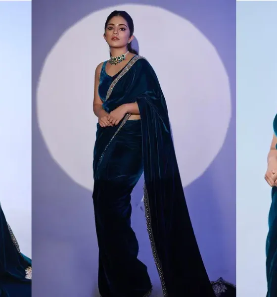 Velevet Saree Fashion