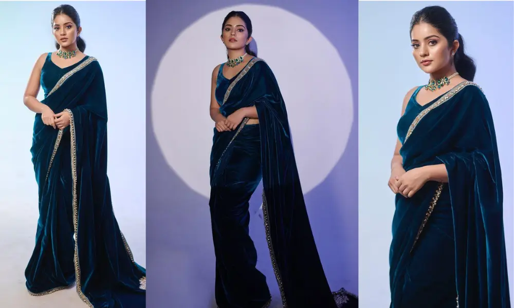 Velevet Saree Fashion