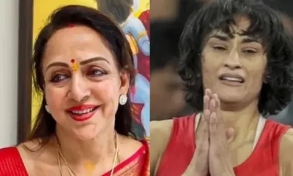 Vinesh Phogat Hema Malini's Comment Loses 100 gm