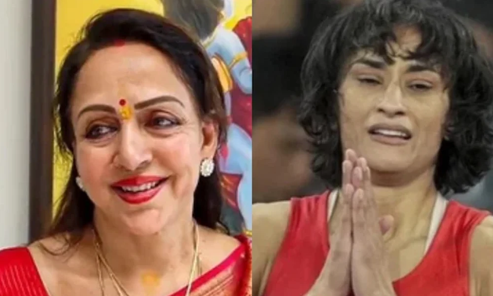 Vinesh Phogat Hema Malini's Comment Loses 100 gm