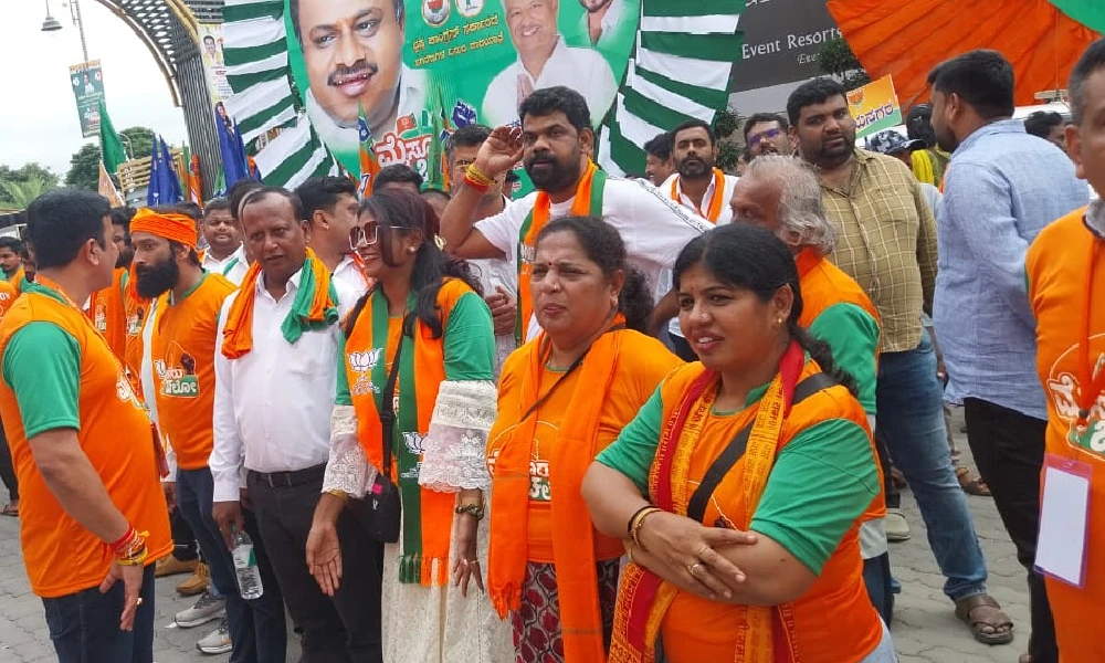 bjp-jds padayatra