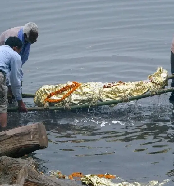 Dead Body in Ganga River