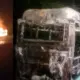 electric bus fire