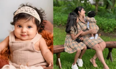 Kavya Gowda show faces of baby siya