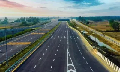 high-speed road corridor