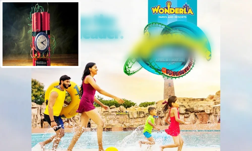 Bomb threat to Wonderla Amusement Park in Urdu