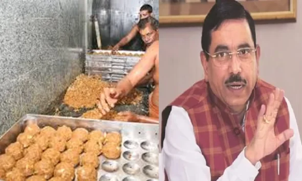 Also test the prasadam of the holy places of the state Pralhad Joshi urges state government