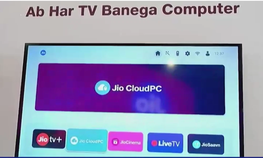  Jio Cloud PC to turn home TV into computer