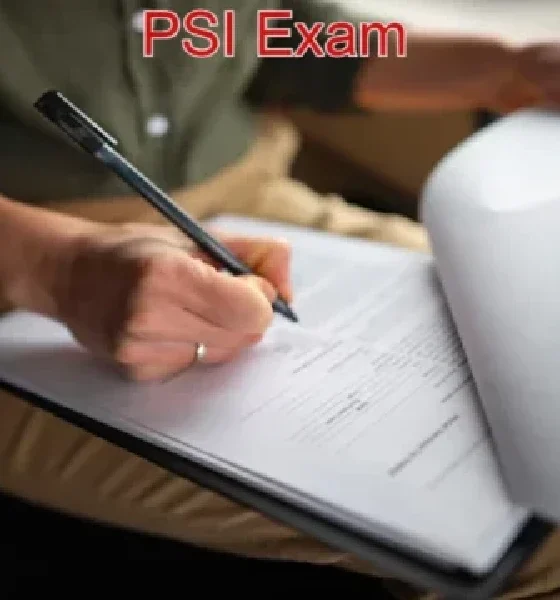 PSI exam slated to be held across the state today