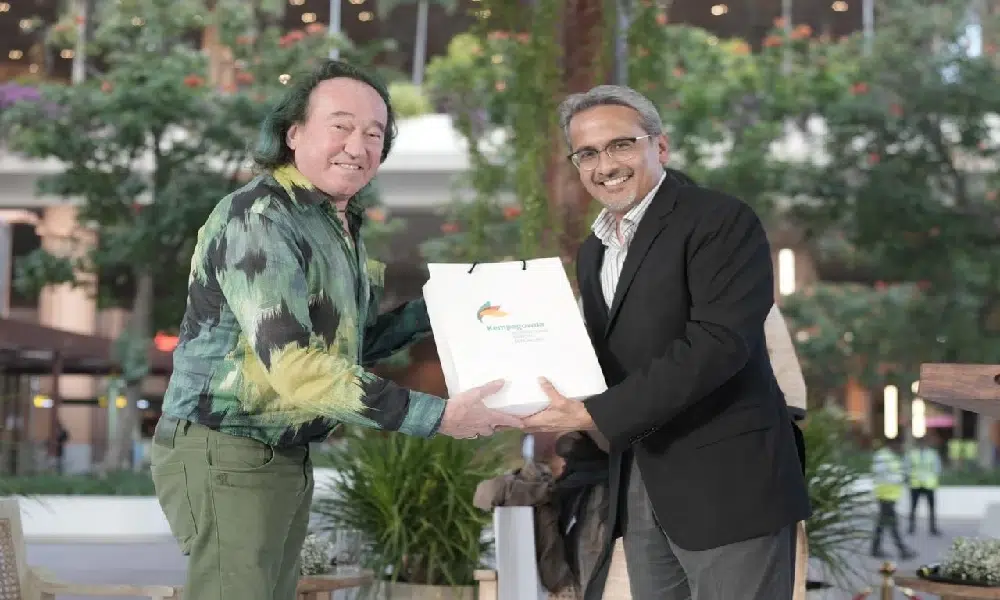 The largest vertical garden has been unveiled at Terminal 2 of the Kempegowda International Airport